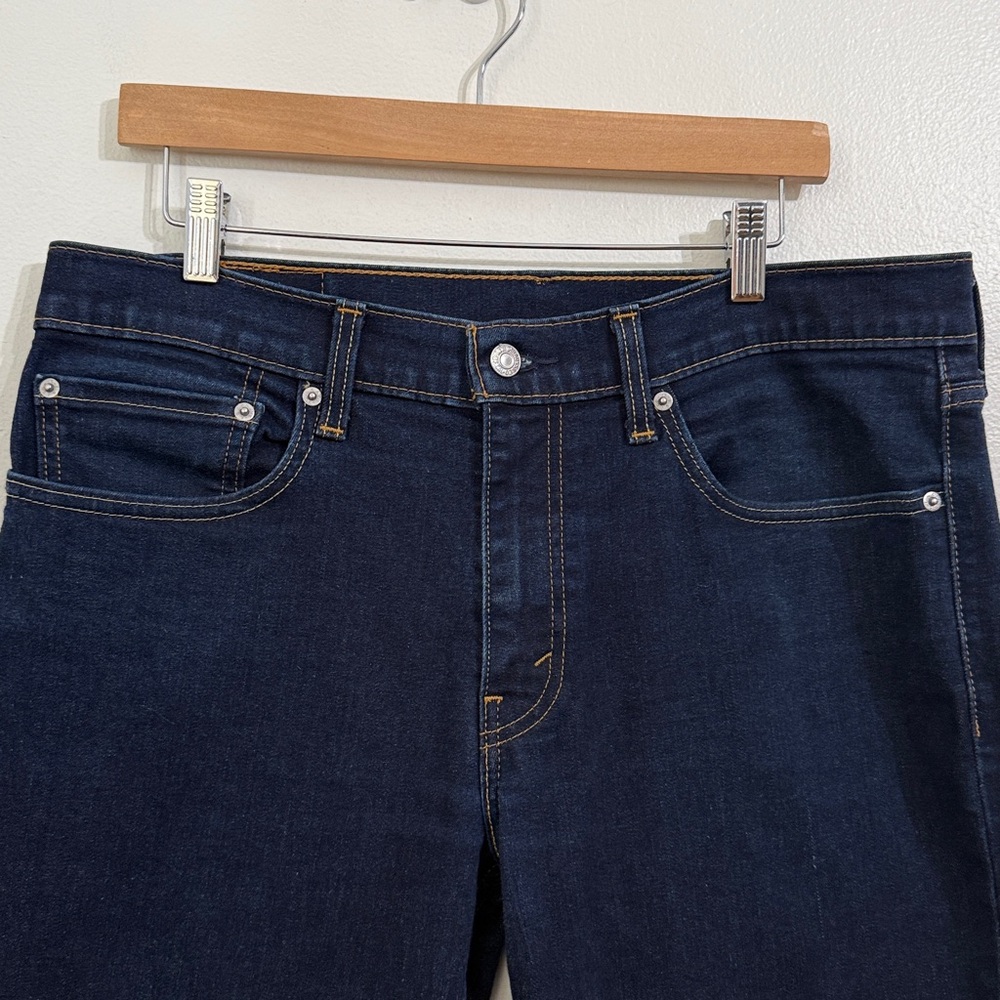 Levi's 511 Slim Fit Jeans Mens 34x30 Denim Dark Wash - Picture 3 of 13